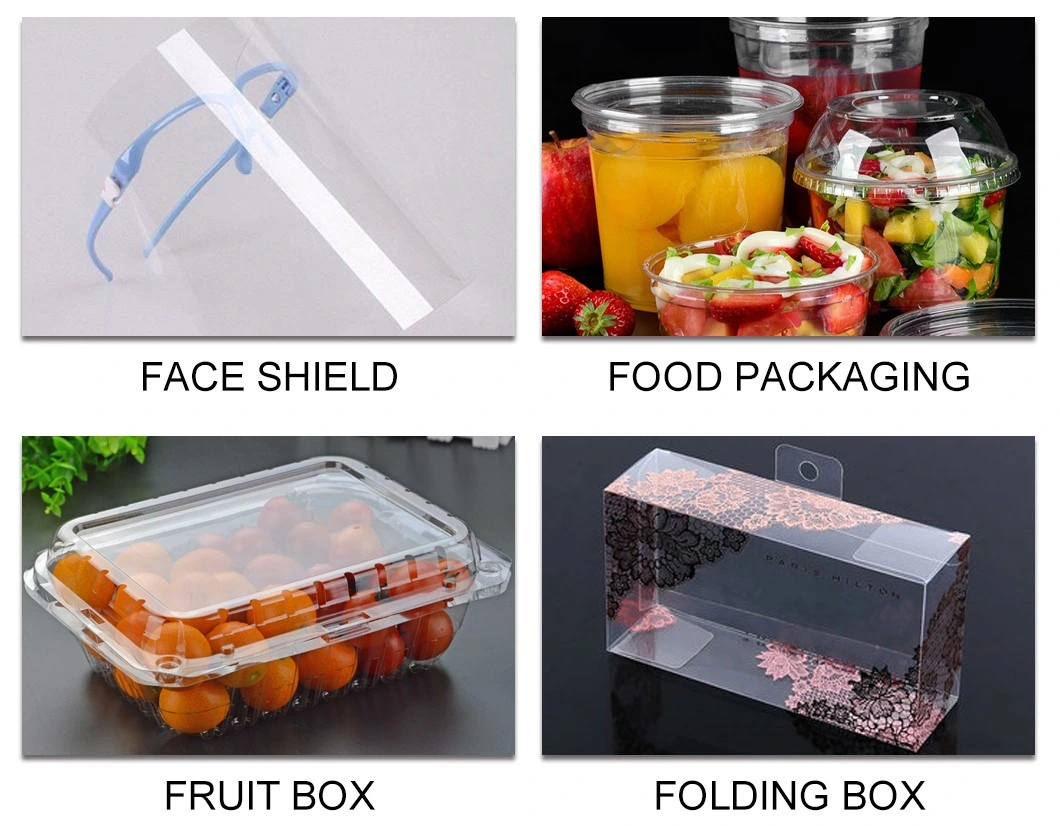 0.5mm Rigid Plastic Transparent APET/Pet/PETG Sheet for Folding Box