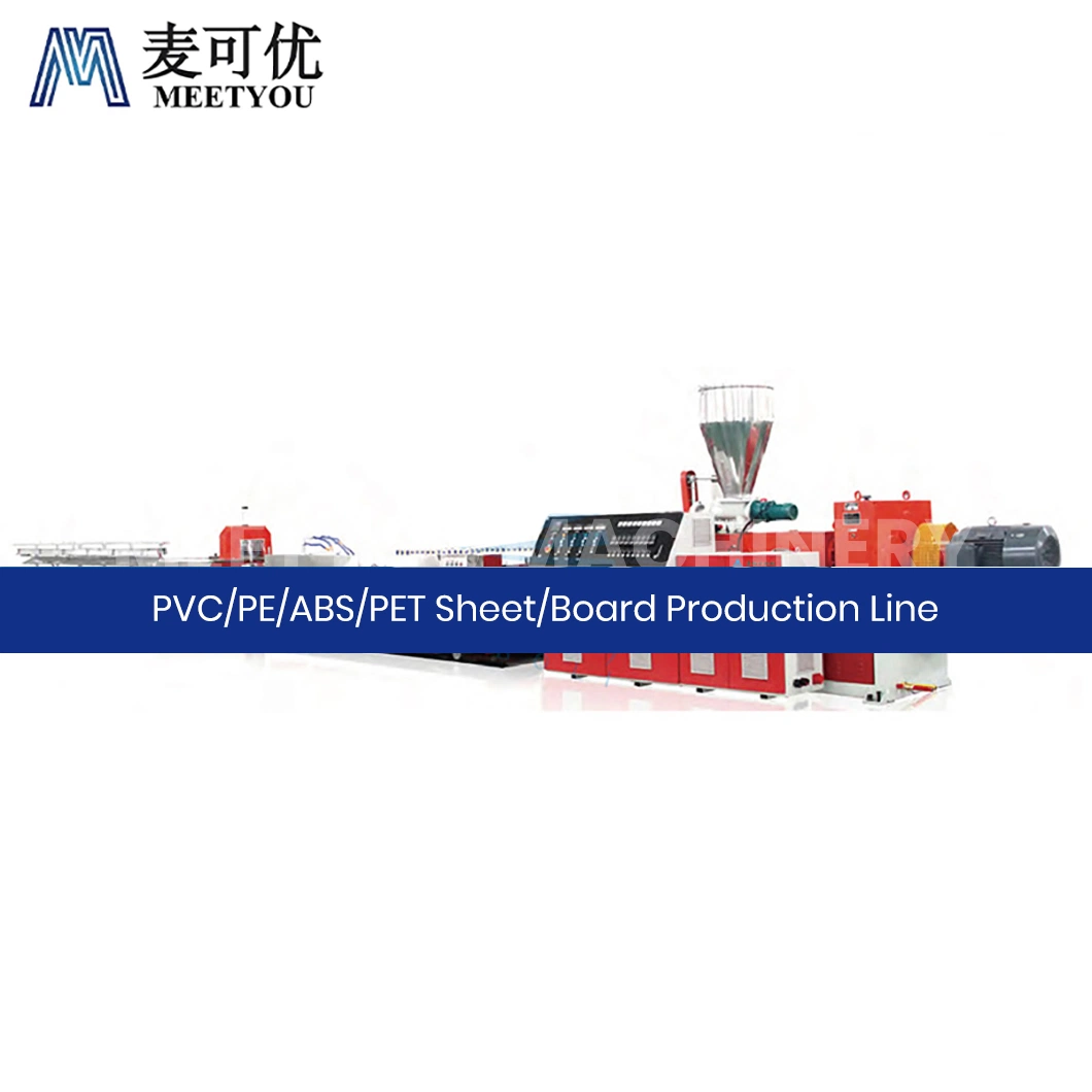 Meetyou Machinery PE ABS Pet Solid PVC Wall Panels Production Line Suppliers Sheet of Clear Plastic Film Production Line China PVC Sheet Production Machine