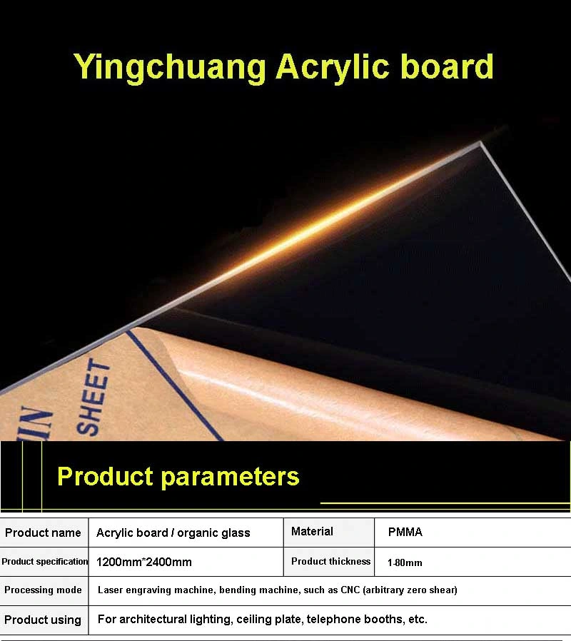 Chear Perspex Acrylic Sheet Plastic Material Panel