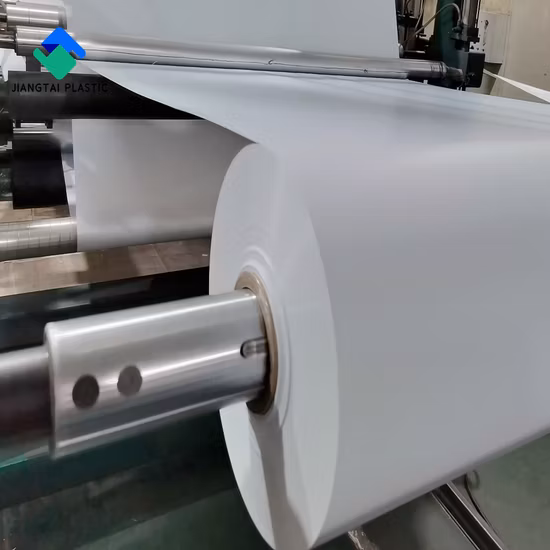 Jiangtai 엄밀한 오프셋 인쇄 비닐 PVC 플라스틱 장 매트 백색 PVC 장 목록